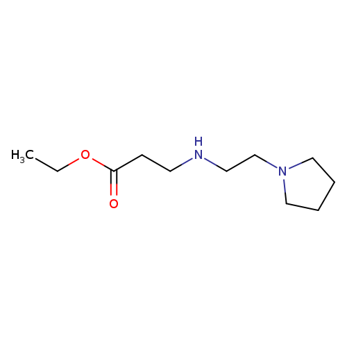 ethyl 3-{[2-(pyrrolidin-1-yl)ethyl]amino}propanoate