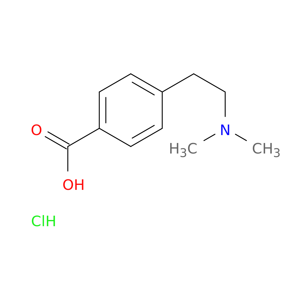4-[2-(dimethylamino)ethyl]benzoic acid hydrochloride