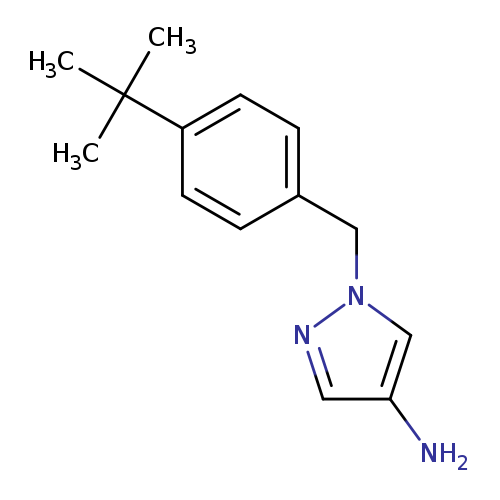 1-[(4-tert-butylphenyl)methyl]-1H-pyrazol-4-amine