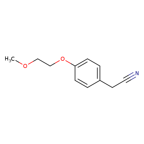2-[4-(2-methoxyethoxy)phenyl]acetonitrile