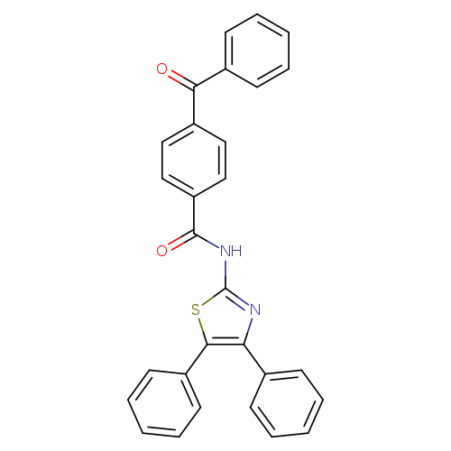 4-benzoyl-N-(4,5-diphenyl-1,3-thiazol-2-yl)benzamide