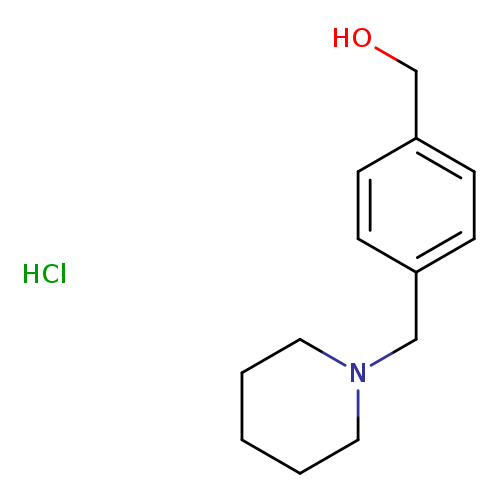 {4-[(piperidin-1-yl)methyl]phenyl}methanol hydrochloride