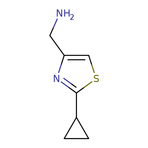 (2-Cyclopropylthiazol-4-yl)methanamine