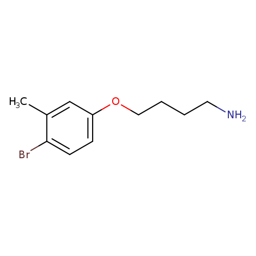 4-(4-Bromo-3-methylphenoxy)butan-1-amine