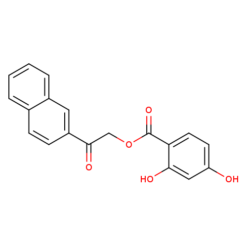 2-(naphthalen-2-yl)-2-oxoethyl 2,4-dihydroxybenzoate