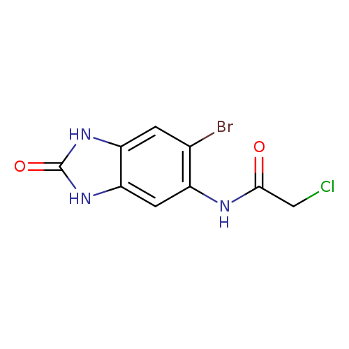 N-(6-bromo-2-oxo-2,3-dihydro-1H-1,3-benzodiazol-5-yl)-2-chloroacetamide