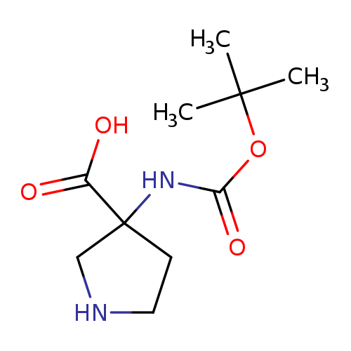 3-((tert-butoxycarbonyl)amino)pyrrolidine-3-carboxylic acid