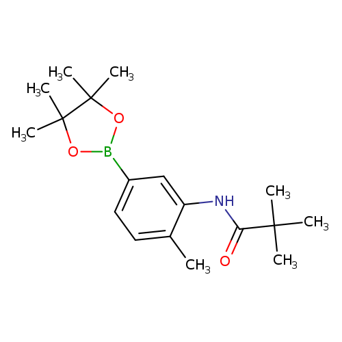 2,2-dimethyl-N-[2-methyl-5-(tetramethyl-1,3,2-dioxaborolan-2-yl)phenyl]propanamide