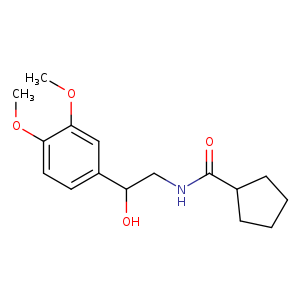 N-[2-(3,4-dimethoxyphenyl)-2-hydroxyethyl]cyclopentanecarboxamide