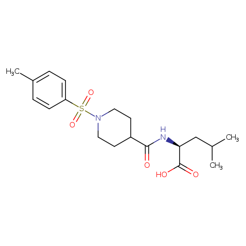 N-({1-[(4-methylphenyl)sulfonyl]piperidin-4-yl}carbonyl)-L-leucine