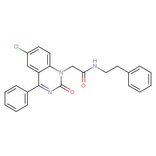 2-(6-chloro-2-oxo-4-phenyl-1,2-dihydroquinazolin-1-yl)-N-(2-phenylethyl)acetamide