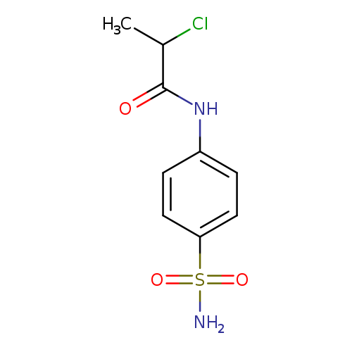 N-[4-(aminosulfonyl)phenyl]-2-chloropropanamide