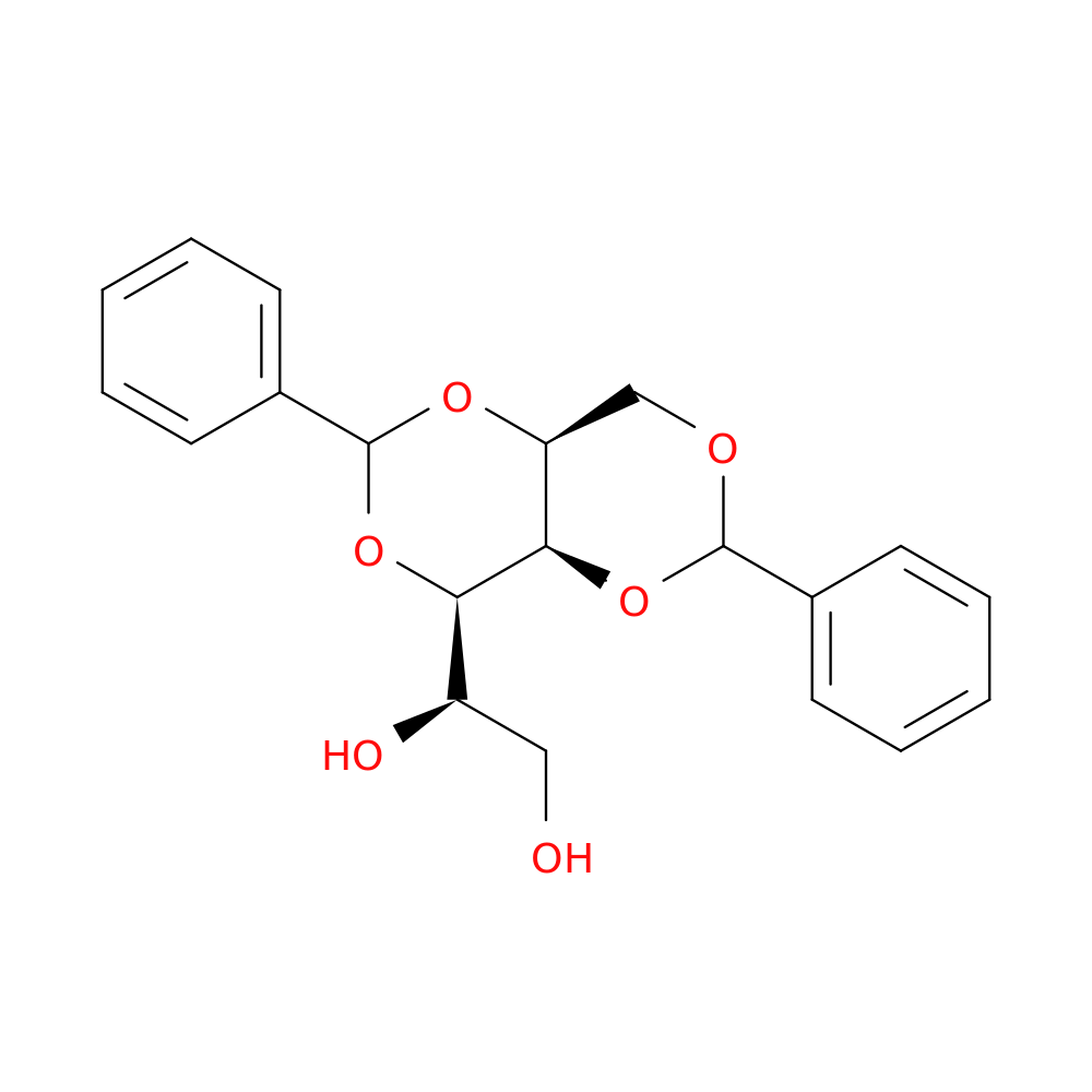 (1R)-1-((4R,4aR,8aS)-2,6-diphenyltetrahydro-[1,3]dioxino[5,4-d][1,3]dioxin-4-yl)ethane-1,2-diol