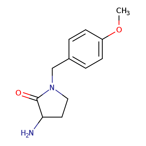 3-amino-1-[(4-methoxyphenyl)methyl]pyrrolidin-2-one
