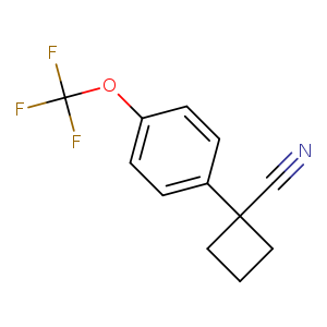 1-(4-(Trifluoromethoxy)phenyl)cyclobutane-1-carbonitrile
