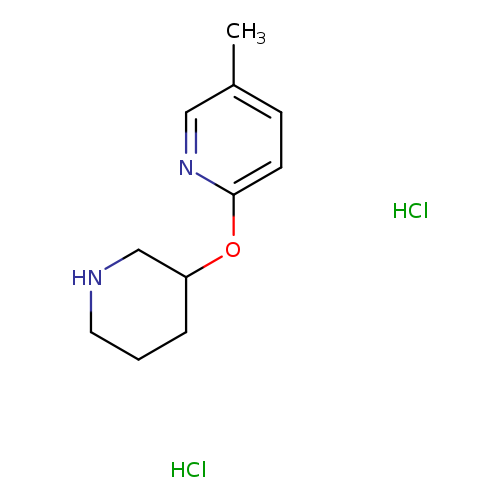 5-methyl-2-(piperidin-3-yloxy)pyridine dihydrochloride