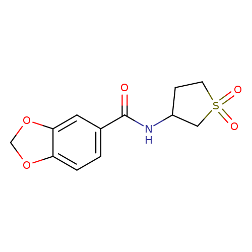 N-(1,1-dioxo-1lambda6-thiolan-3-yl)-2H-1,3-benzodioxole-5-carboxamide