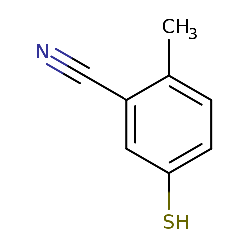 2-methyl-5-sulfanylbenzonitrile
