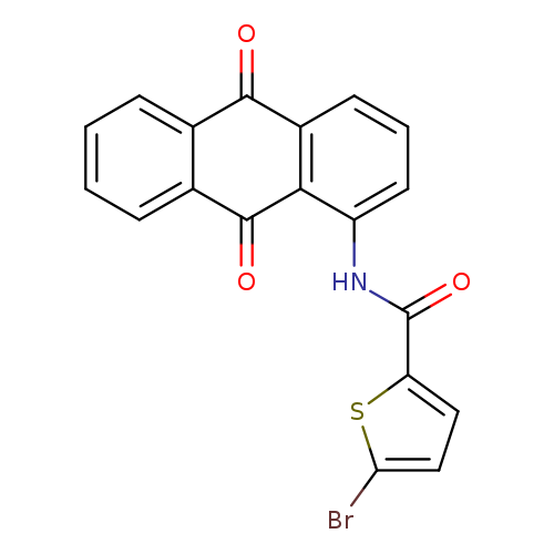 5-bromo-N-(9,10-dioxo-9,10-dihydroanthracen-1-yl)thiophene-2-carboxamide