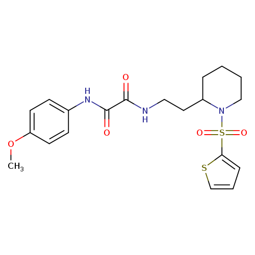 N'-(4-methoxyphenyl)-N-{2-[1-(thiophene-2-sulfonyl)piperidin-2-yl]ethyl}ethanediamide