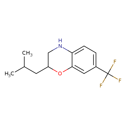 2H-1,4-BENZOXAZINE, 3,4-DIHYDRO-2-(2-METHYLPROPYL)-7-(TRIFLUOROMETHYL)-