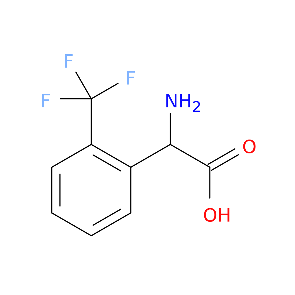 2-Amino-2-(2-(trifluoromethyl)phenyl)acetic acid
