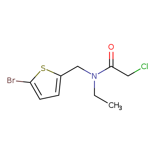 N-[(5-bromothiophen-2-yl)methyl]-2-chloro-N-ethylacetamide