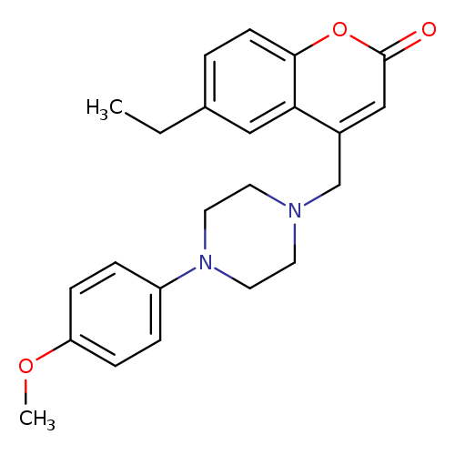6-ethyl-4-{[4-(4-methoxyphenyl)piperazin-1-yl]methyl}-2H-chromen-2-one