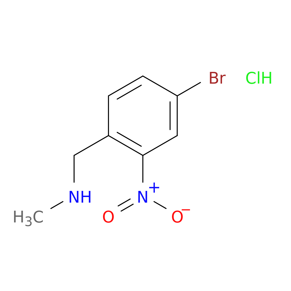 [(4-bromo-2-nitrophenyl)methyl](methyl)amine hydrochloride