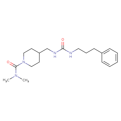 N,N-dimethyl-4-({[(3-phenylpropyl)carbamoyl]amino}methyl)piperidine-1-carboxamide