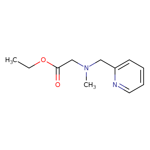 ethyl 2-{methyl[(pyridin-2-yl)methyl]amino}acetate