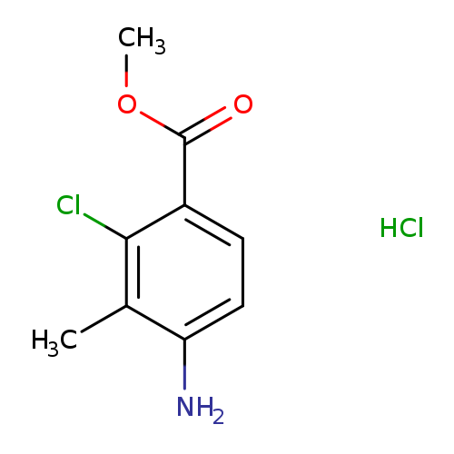 methyl4-amino-2-chloro-3-methylbenzoatehydrochloride