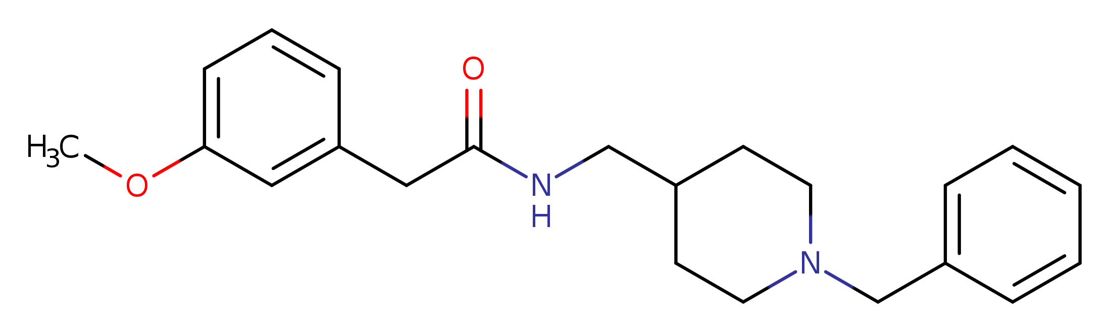 N-[(1-benzylpiperidin-4-yl)methyl]-2-(3-methoxyphenyl)acetamide