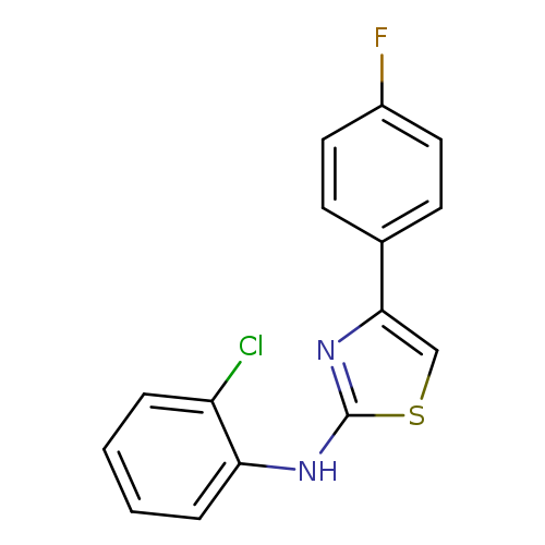 N-(2-chlorophenyl)-4-(4-fluorophenyl)-1,3-thiazol-2-amine