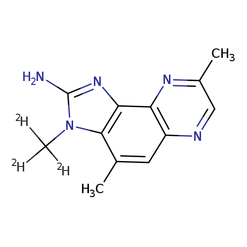 2-Amino-3,4,8-trimethyl-3H-imidazo[4,5-f]quinoxaline-D3