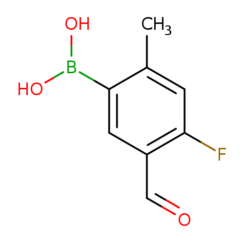 4-Fluoro-5-formyl-2-methylphenylboronic acid