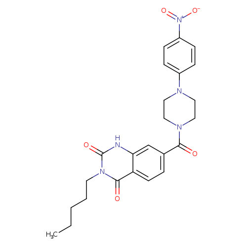 7-[4-(4-nitrophenyl)piperazine-1-carbonyl]-3-pentyl-1,2,3,4-tetrahydroquinazoline-2,4-dione