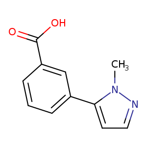 3-(1-Methyl-1h-pyrazol-5-yl)benzoic acid