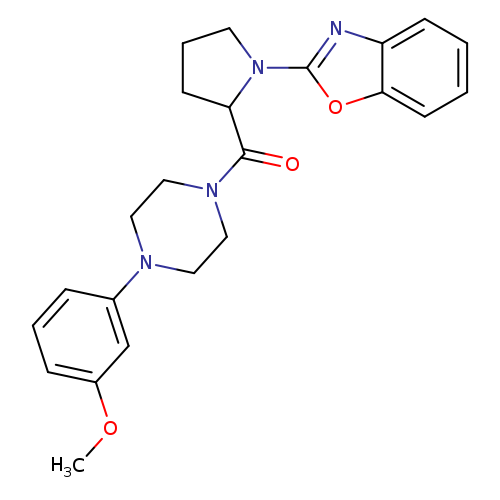 2-{2-[4-(3-methoxyphenyl)piperazine-1-carbonyl]pyrrolidin-1-yl}-1,3-benzoxazole