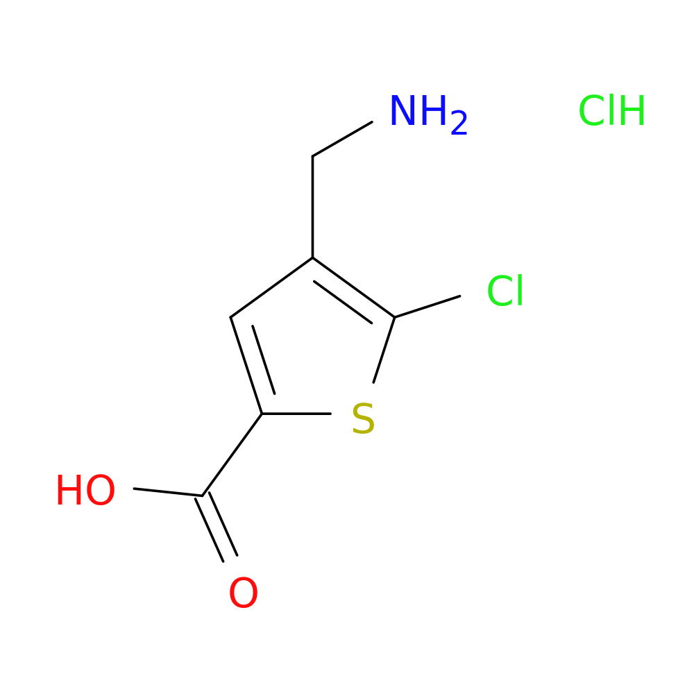 4-(aminomethyl)-5-chlorothiophene-2-carboxylic acid hydrochloride