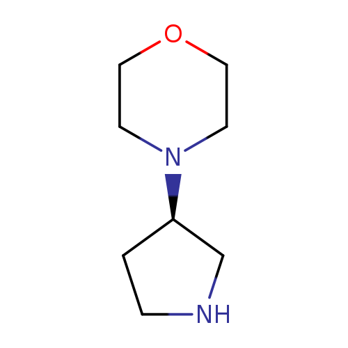 Morpholine, 4-(3R)-3-pyrrolidinyl- (9CI)