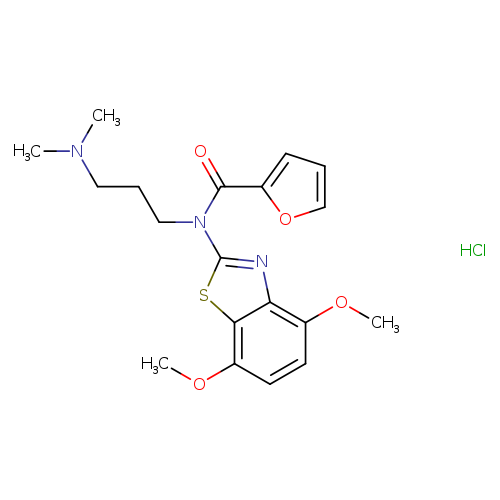 N-(4,7-dimethoxy-1,3-benzothiazol-2-yl)-N-[3-(dimethylamino)propyl]furan-2-carboxamide hydrochloride