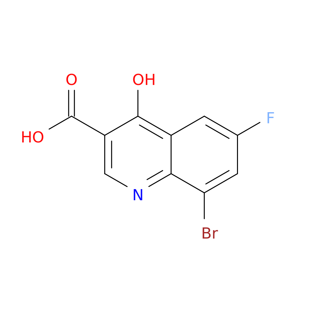 8-Bromo-6-fluoro-4-hydroxyquinoline-3-carboxylic acid