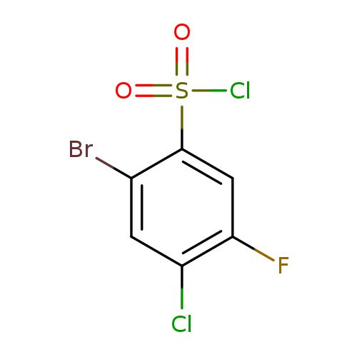 2-Bromo-4-chloro-5-fluorobenzenesulfonyl chloride