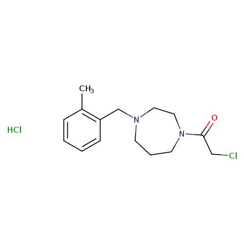 2-chloro-1-{4-[(2-methylphenyl)methyl]-1,4-diazepan-1-yl}ethan-1-one hydrochloride