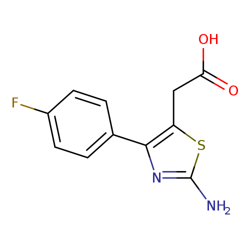 [2-Amino-4-(4-fluorophenyl)-1,3-thiazol-5-yl]acetic acid