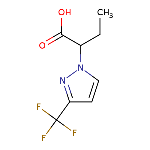 2-(3-(Trifluoromethyl)-1H-pyrazol-1-yl)butanoic acid