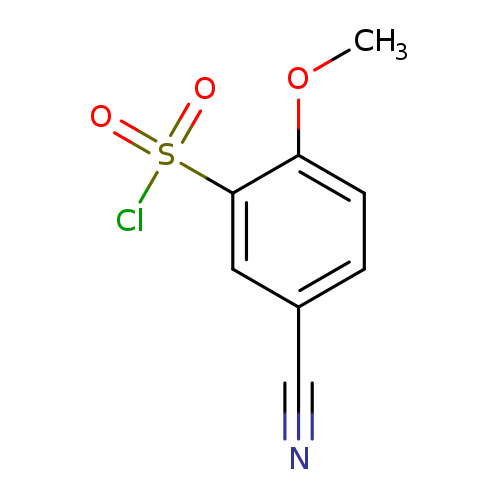5-Cyano-2-Methoxybenzenesulfonyl chloride