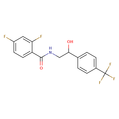 2,4-difluoro-N-{2-hydroxy-2-[4-(trifluoromethyl)phenyl]ethyl}benzamide