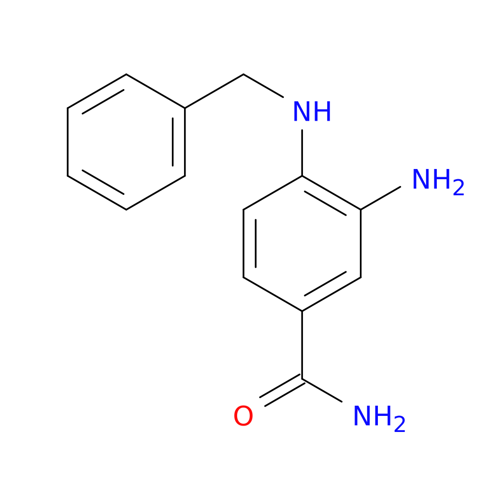 3-amino-4-(benzylamino)benzamide